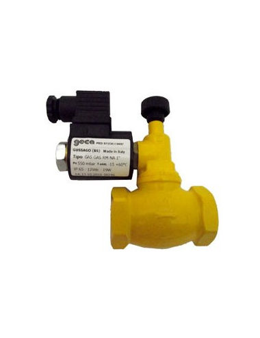 ELECTROVALVULA GECA N.A 6 MBAR R.M. 3/4