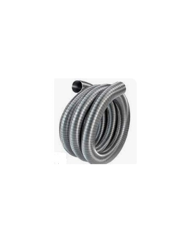 Tubo inox 304 flexível p.dupla D. 200 rolo (10mt)